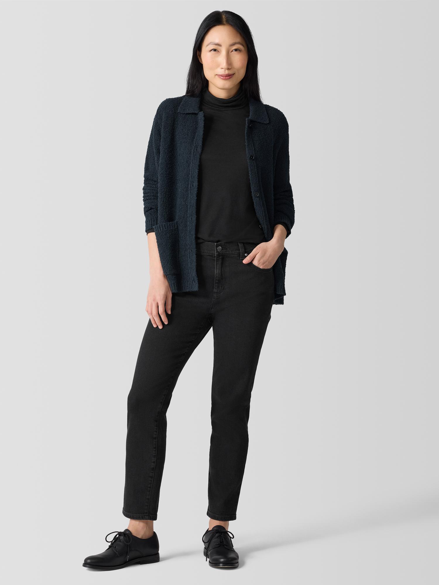 EILEEN FISHER Organic Cotton Stretch Denim Slim Jeanfemale Product Image