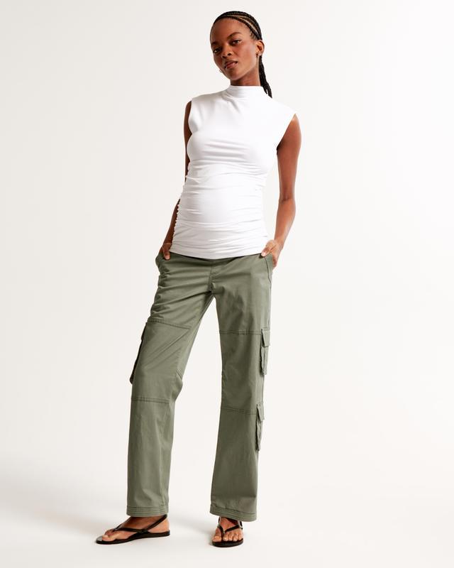 Maternity Relaxed Cargo Pant Product Image