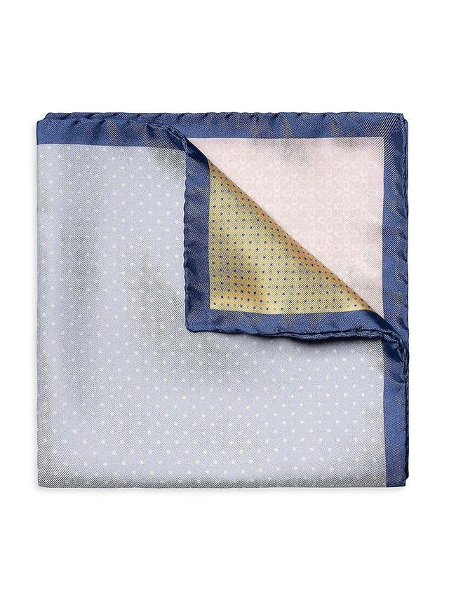 Mens Four-Sided Silk Pocket Square Product Image