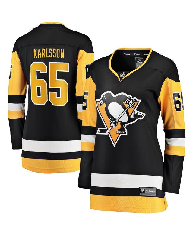 Womens Fanatics Erik Karlsson Black Pittsburgh Penguins Home Breakaway Jersey - Black Product Image