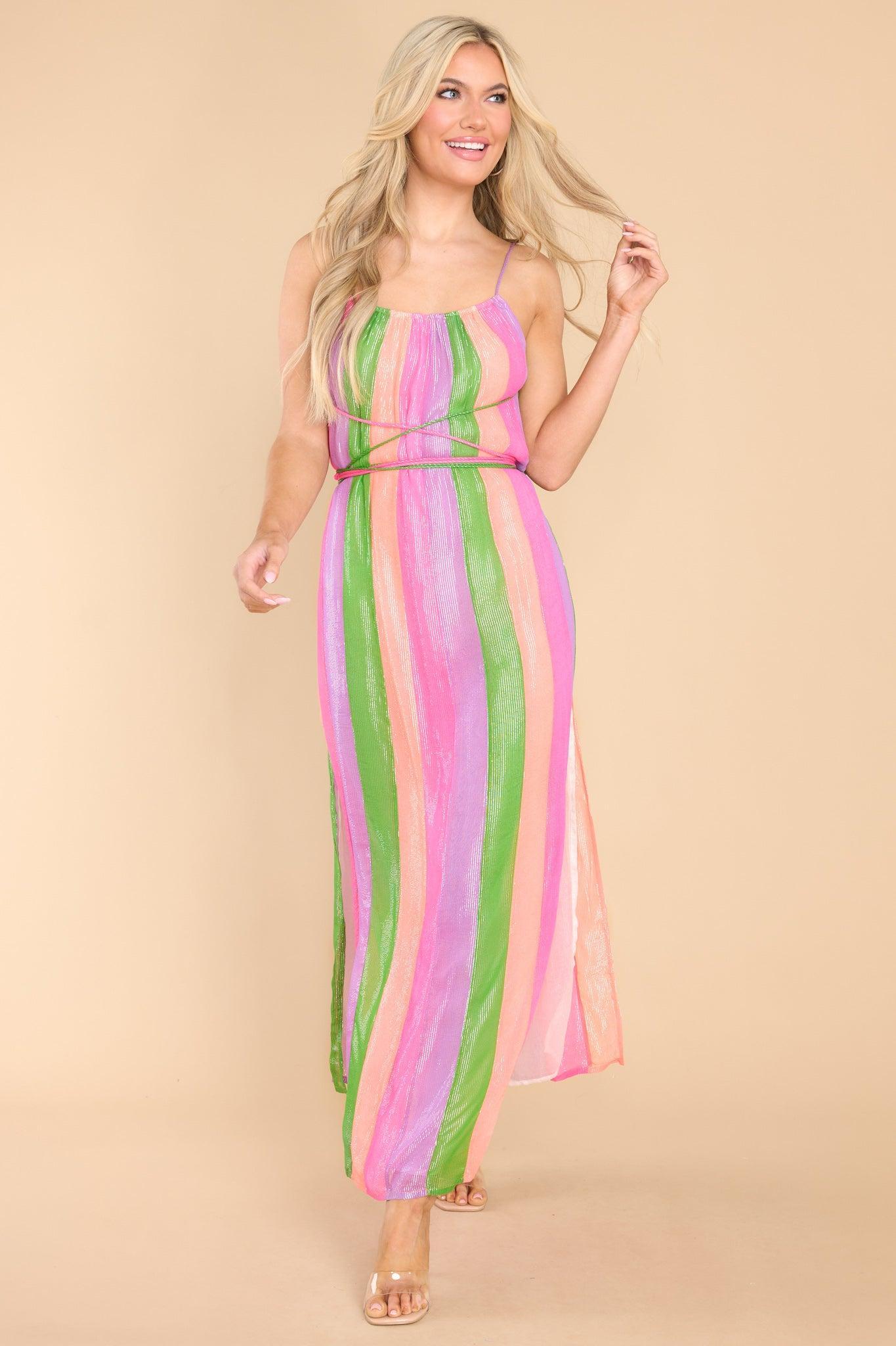 Vanille Mix Marbella Printemps Long Dress Product Image