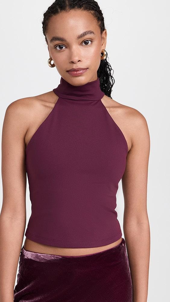 Susana Monaco Mock Neck Sleeveless Top | Shopbop Product Image