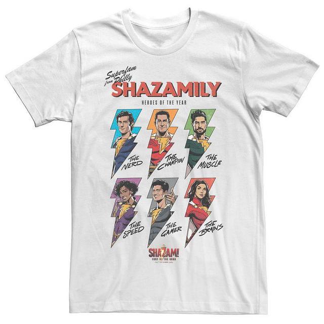 Mens Shazam Fury Of The Gods The Shazamily Of Phillys Tee Product Image