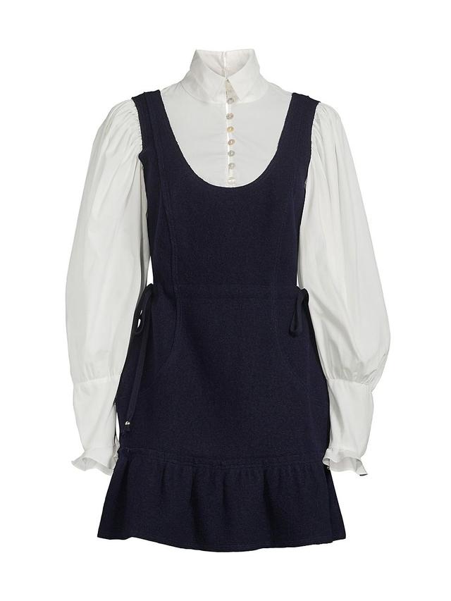 Womens Layered Shift Minidress Product Image