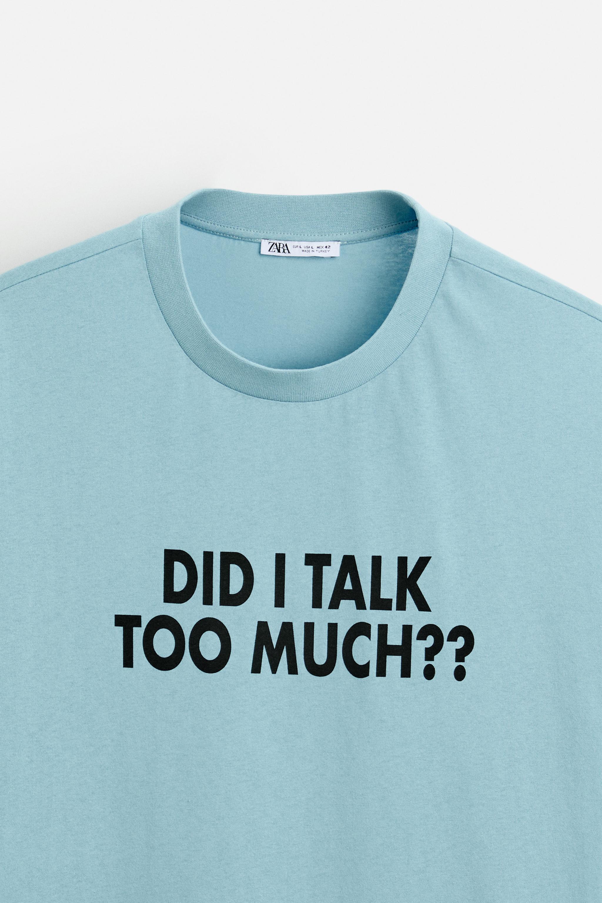 TEXT PRINT T-SHIRT Product Image