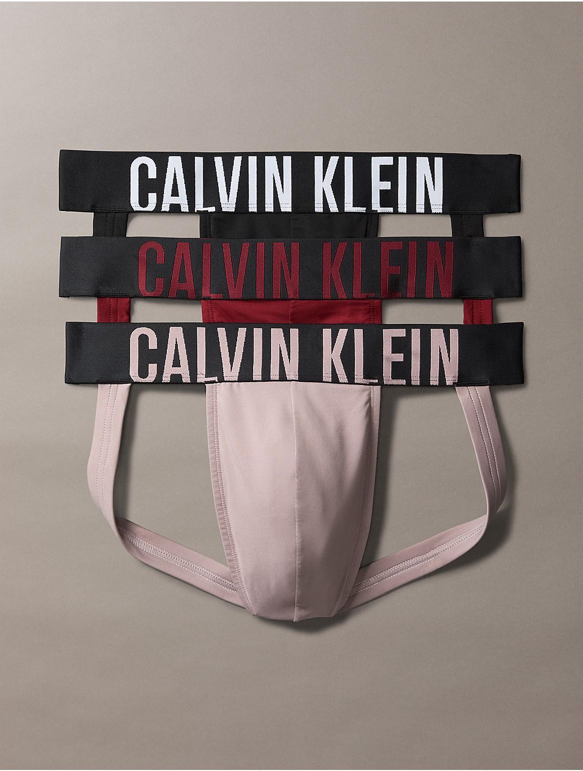 Calvin Klein Mens Intense Power Micro 3-Pack Jock Strap - Multi - S Product Image