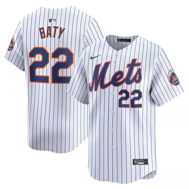 Mens Nike Brett Baty New York Mets Home Limited Player Jersey Product Image