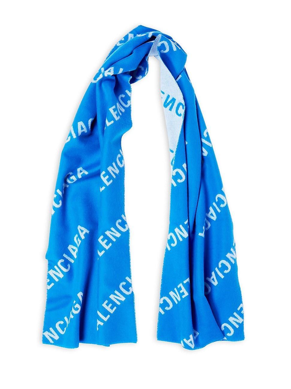 Womens Allover Logo Macro Scarf Product Image