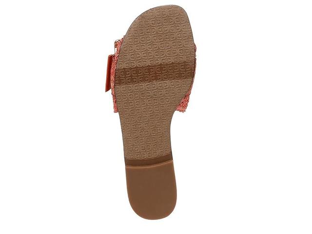 Sam Edelman Bambi Raffia Oversized Buckle Detail Slide Sandals Product Image