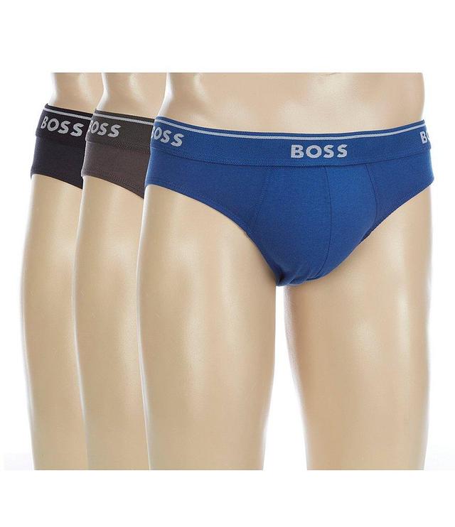 Hugo Boss Solid Hip Briefs 3-Pack Product Image