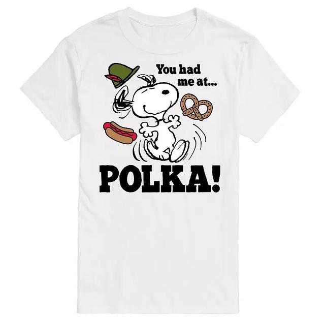 Mens Peanuts You Had Me At Polka Graphic Tee Product Image