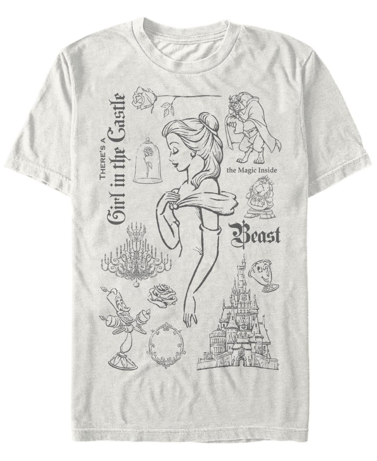 Mens Disney Beauty And The Beast Girl In The Castle Tee Product Image