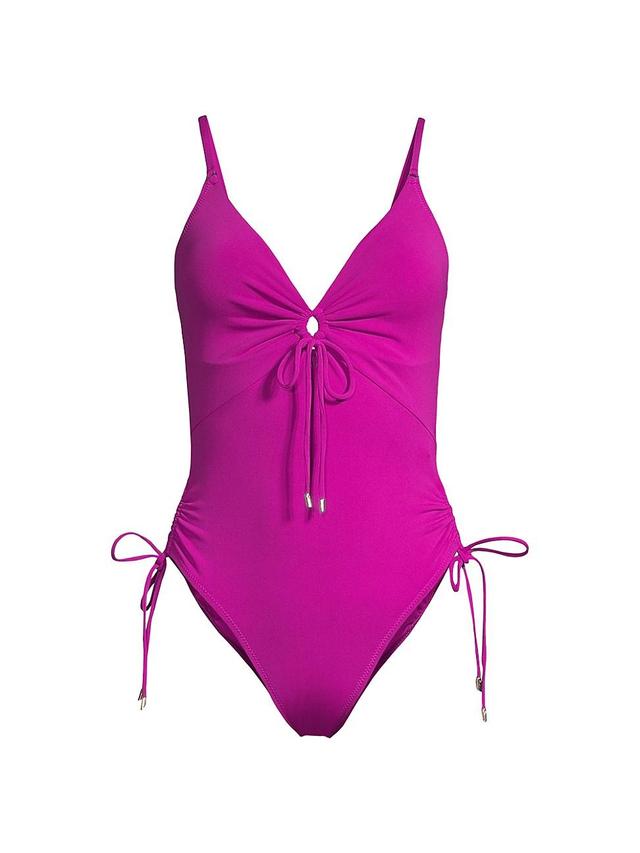 Womens Aubrey Keyhole One-Piece Swimsuit Product Image