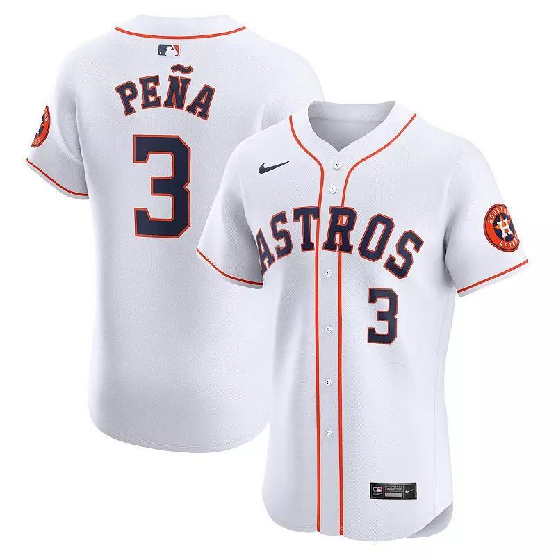 Mens Nike Jeremy Pea Houston Astros Home Elite Player Jersey Product Image