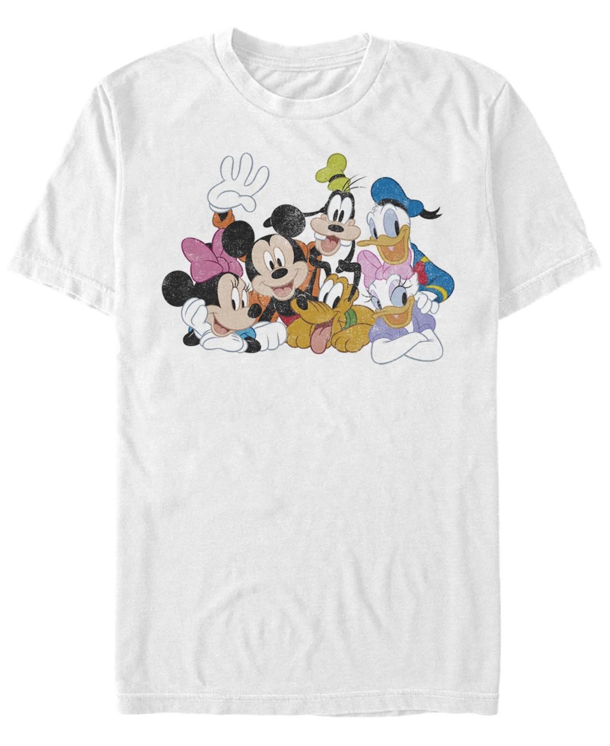 Mens Disney Mickey Classic Characters Tee White Product Image