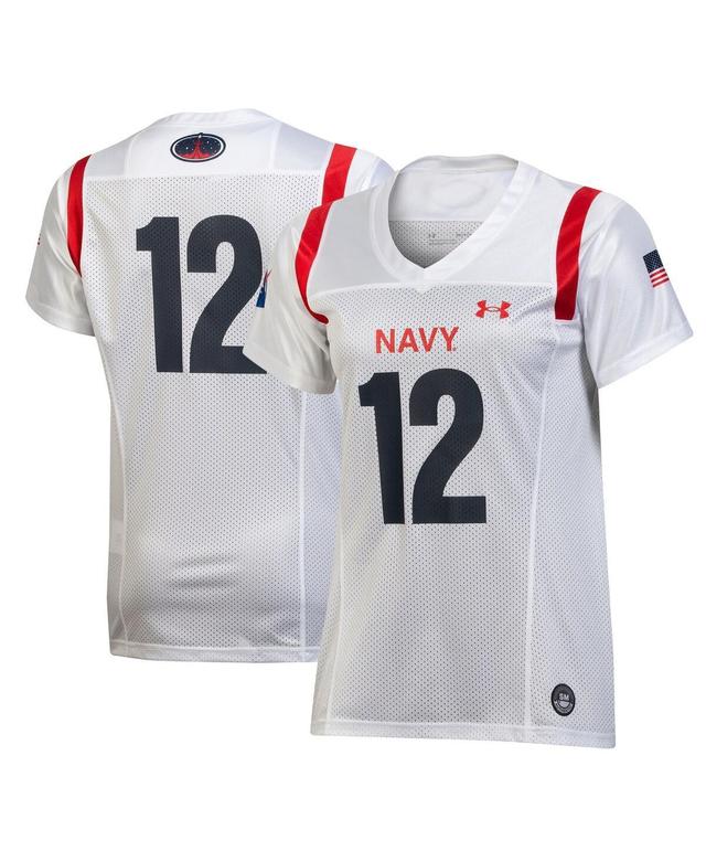 Womens Under Armour White Navy Midshipmen 2022 Special Games Replica Jersey - White Product Image