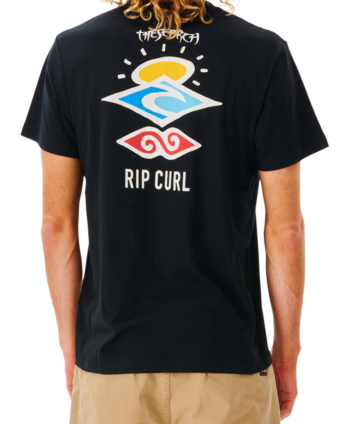 Rip Curl Mens Search Icon Short Sleeve T-shirt Product Image