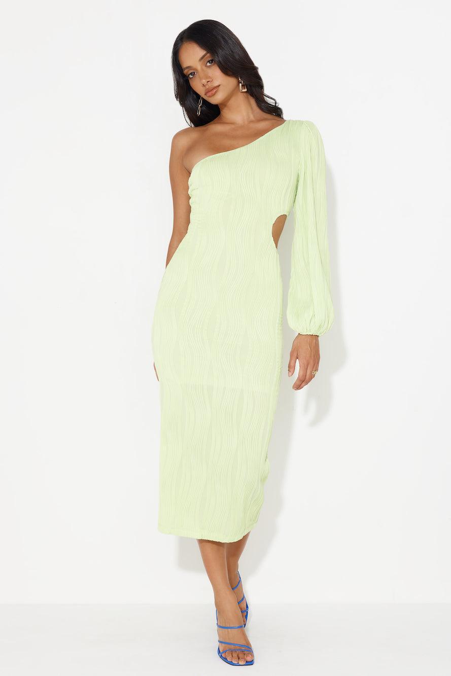 Ready To Join Midi Dress Green Product Image