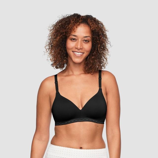 Simply Perfect by Warners Womens Supersoft Wirefree Bra - Black 34A Product Image