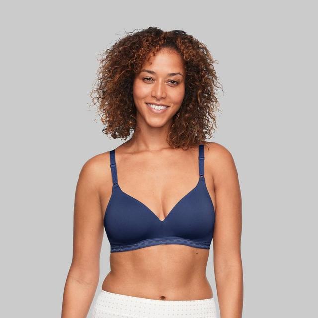 Simply Perfect by Warners Womens Supersoft Wirefree Bra RM1691T - Navy 40B Product Image