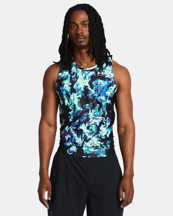 Men's HeatGear® Iso-Chill Printed Tank Product Image