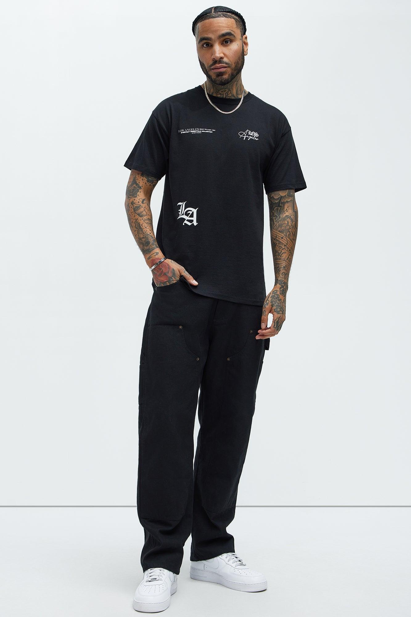 LA Everyday Essentials Short Sleeve Tee - Black Product Image