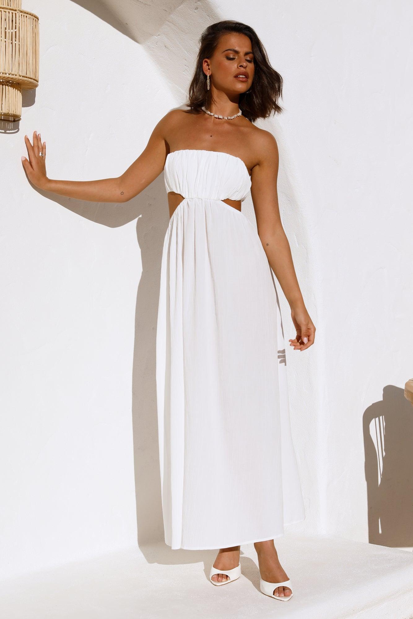 GORG Lover Midi Dress White Product Image