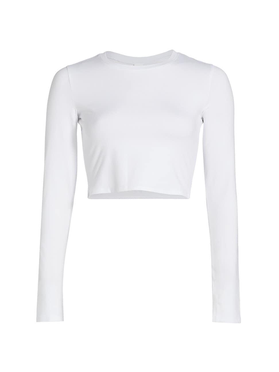 Alo Yoga | Alosoft Crop Finesse Long Sleeve Top Product Image