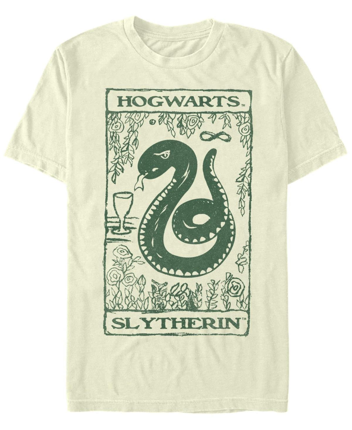 Mens Harry Potter Slytherin Tarot Playing Card Tee Product Image