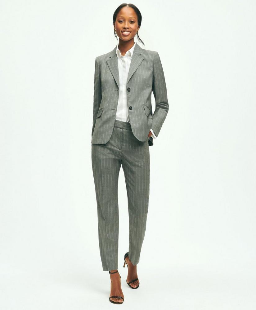 Pinstripe Pants in Wool Blend Product Image