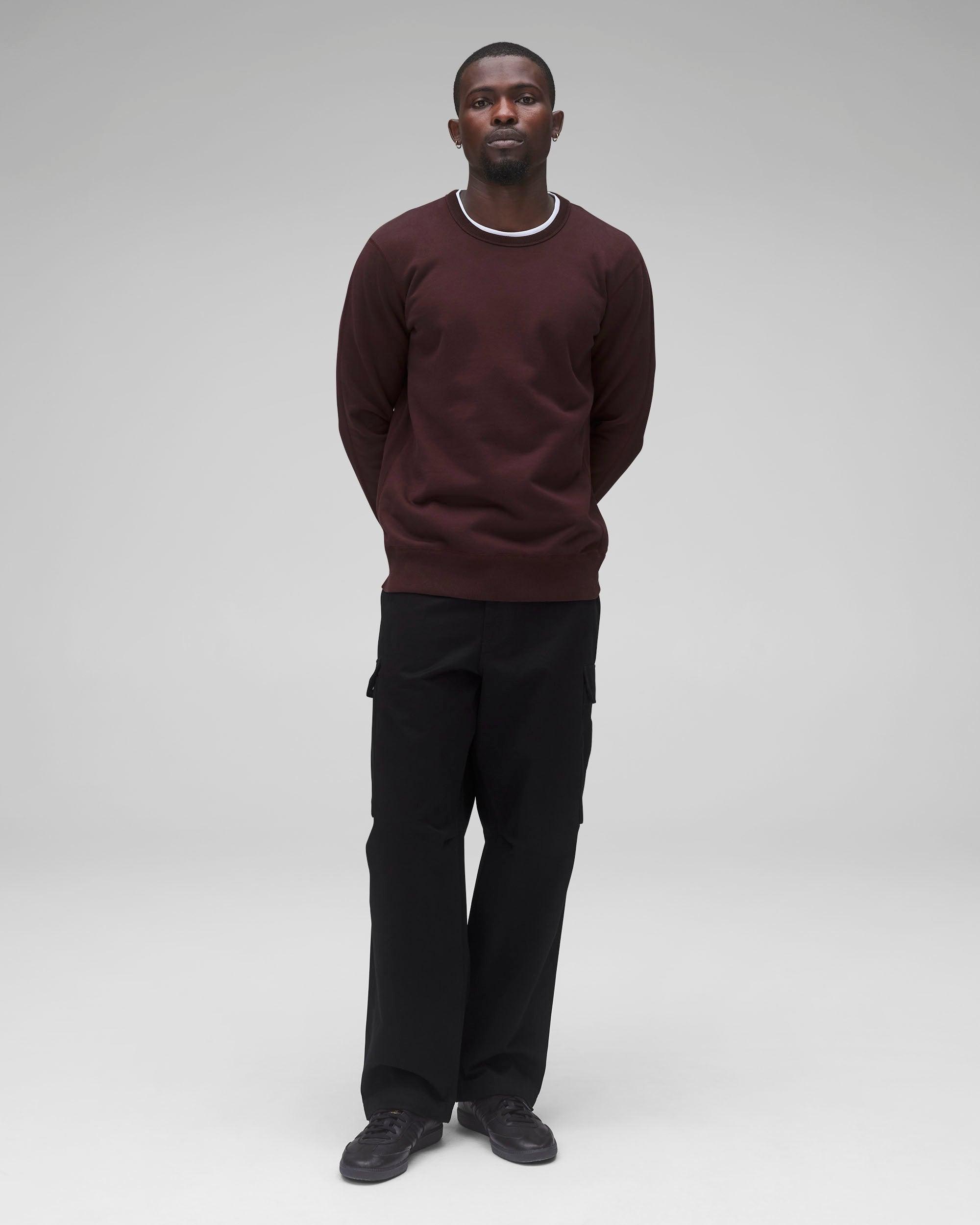 Midweight Terry Slim Crewneck Male Product Image