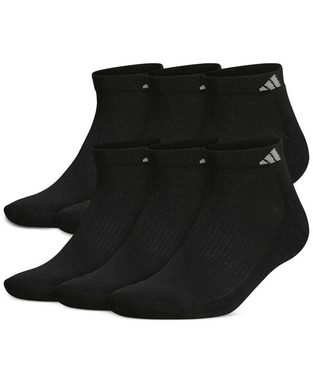 Big & Tall adidas 6-pack Athletic Cushioned Low Cut Socks, Mens Product Image