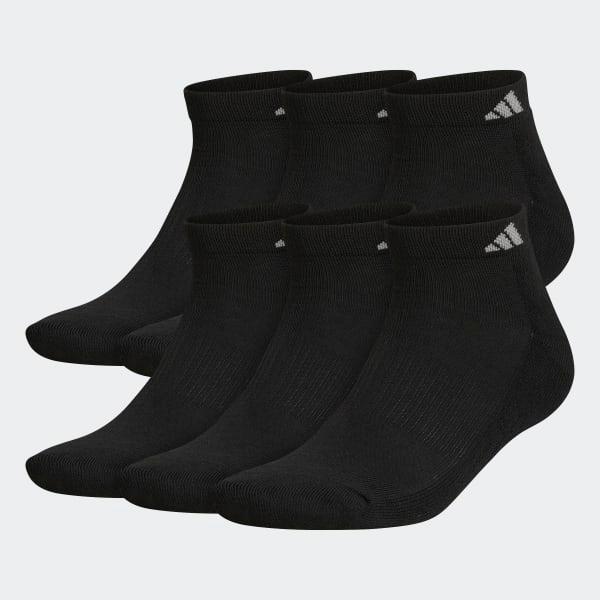 adidas Athletic Cushioned Low-Cut Socks 6 Pairs XL White XL Product Image