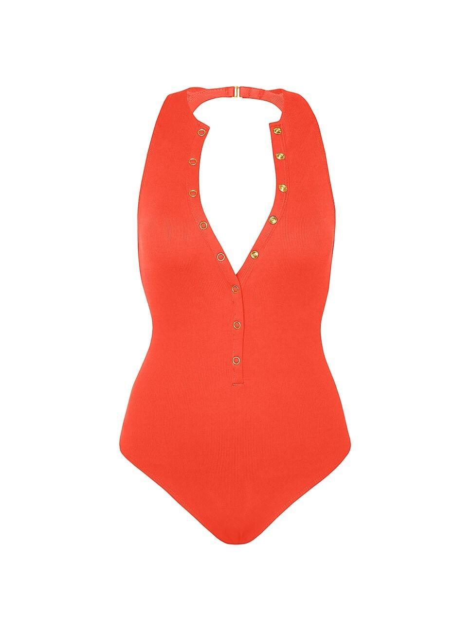 Robin Piccone Amy Rib One-Piece Swimsuit Product Image