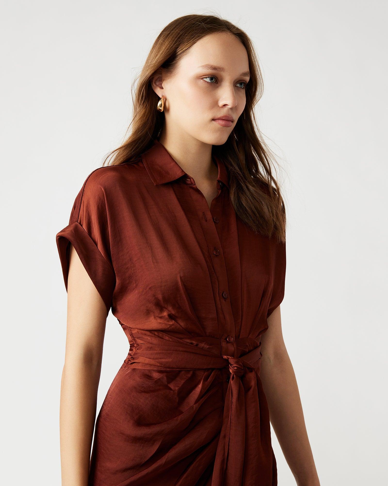 TORI DRESS BROWN Female Product Image