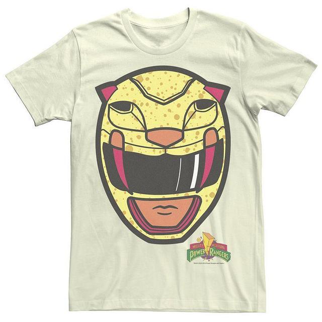 Mens Power Rangers Yellow Ranger Big Face Tee Product Image