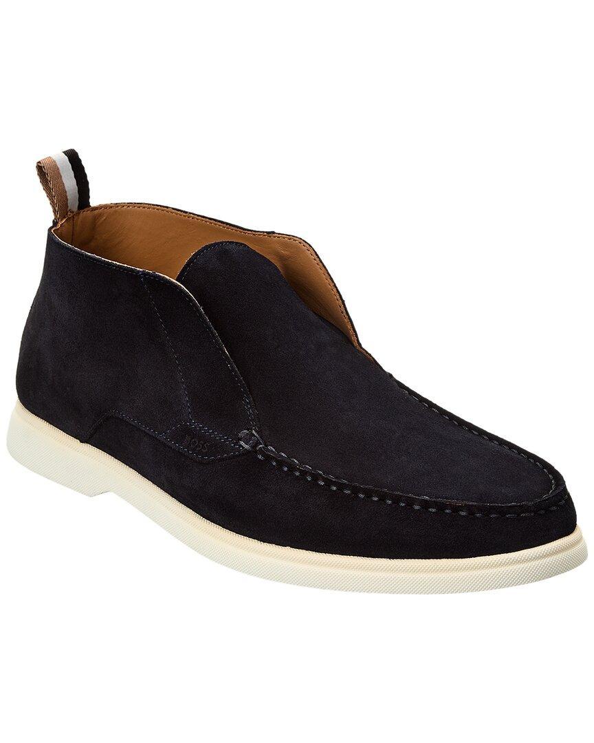 Sienne Suede Sneaker In Blue Product Image