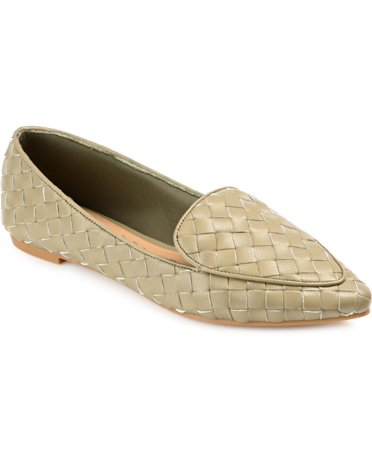 Journee Collection Womens Misty Woven Loafers Product Image