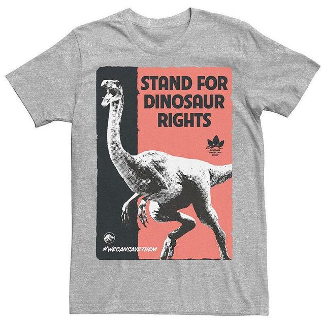 Mens Jurassic World Stand For Dinosaurs Poster Tee Product Image