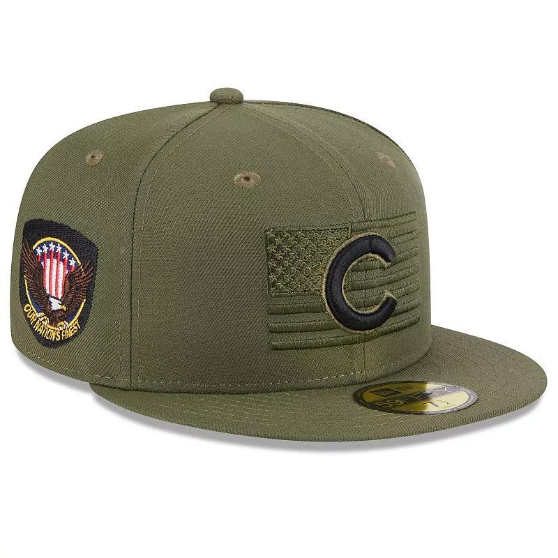 Mens New Era Chicago Cubs 2023 Armed Forces Day On-Field 59FIFTY Fitted Hat Product Image