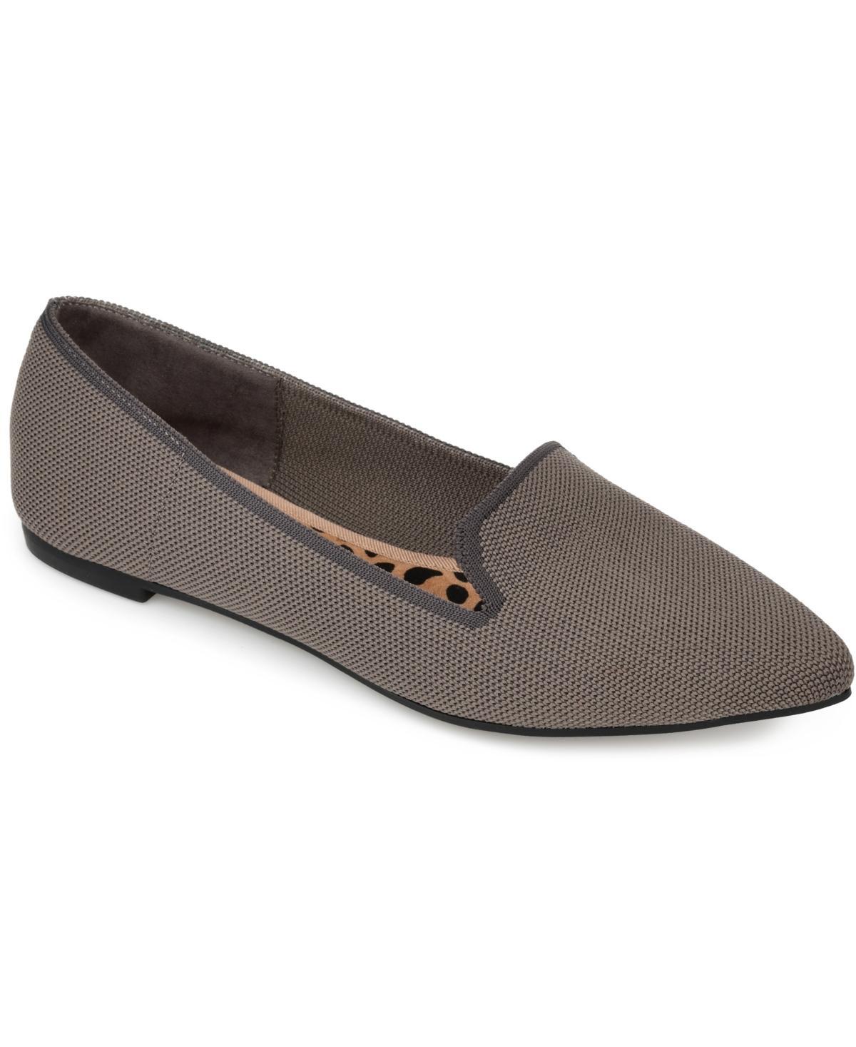 Journee Collection Vickie Womens Flats Grey Product Image