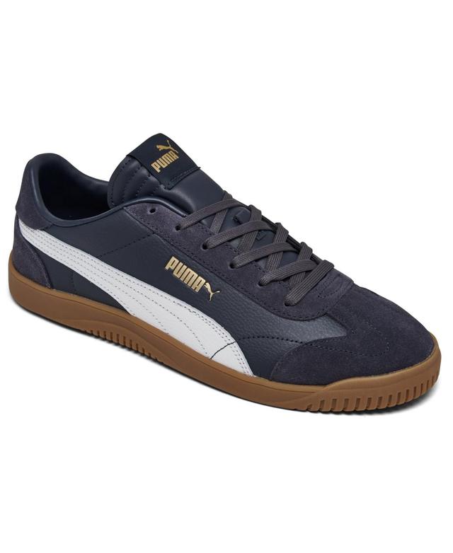 Puma Mens Club 5v5 Casual Sneakers from Finish Line - Navy, White Product Image