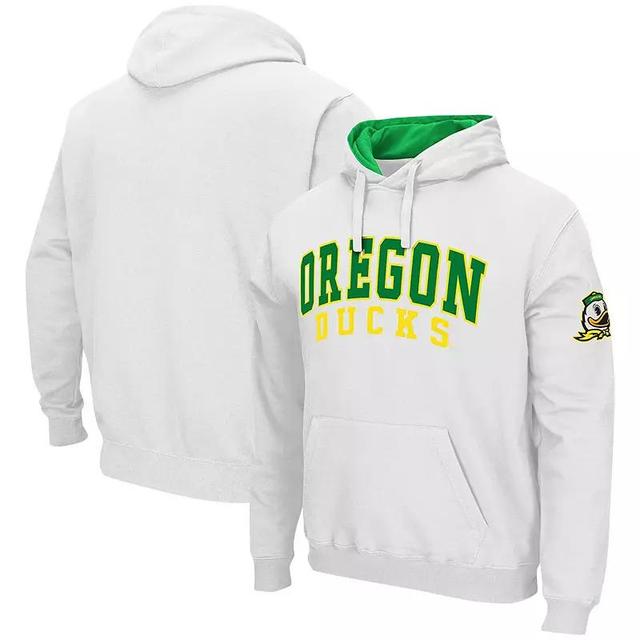 Mens Colosseum Oregon Ducks Double Arch Pullover Hoodie Product Image