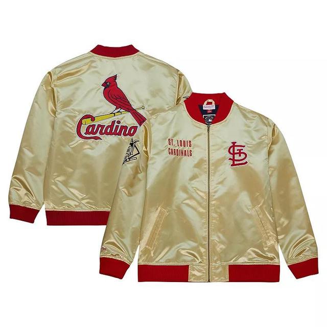 Mens Mitchell & Ness St. Louis Cardinals OG 2.0 Lightweight Satin Full-Zip Jacket Product Image