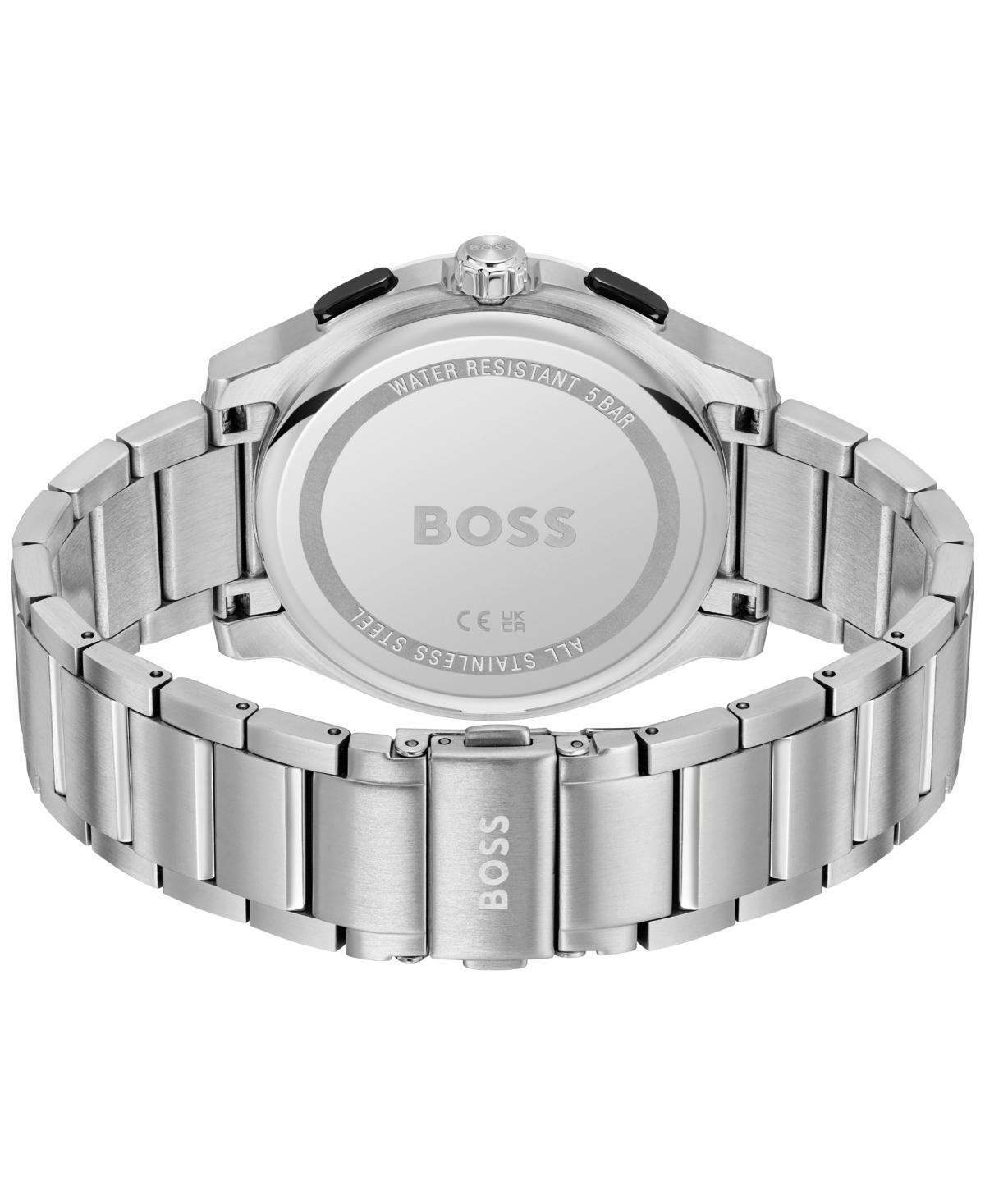 Hugo Boss Mens Peak 2.0 Quartz Chronograph Stainless Steel Bracelet Watch Product Image