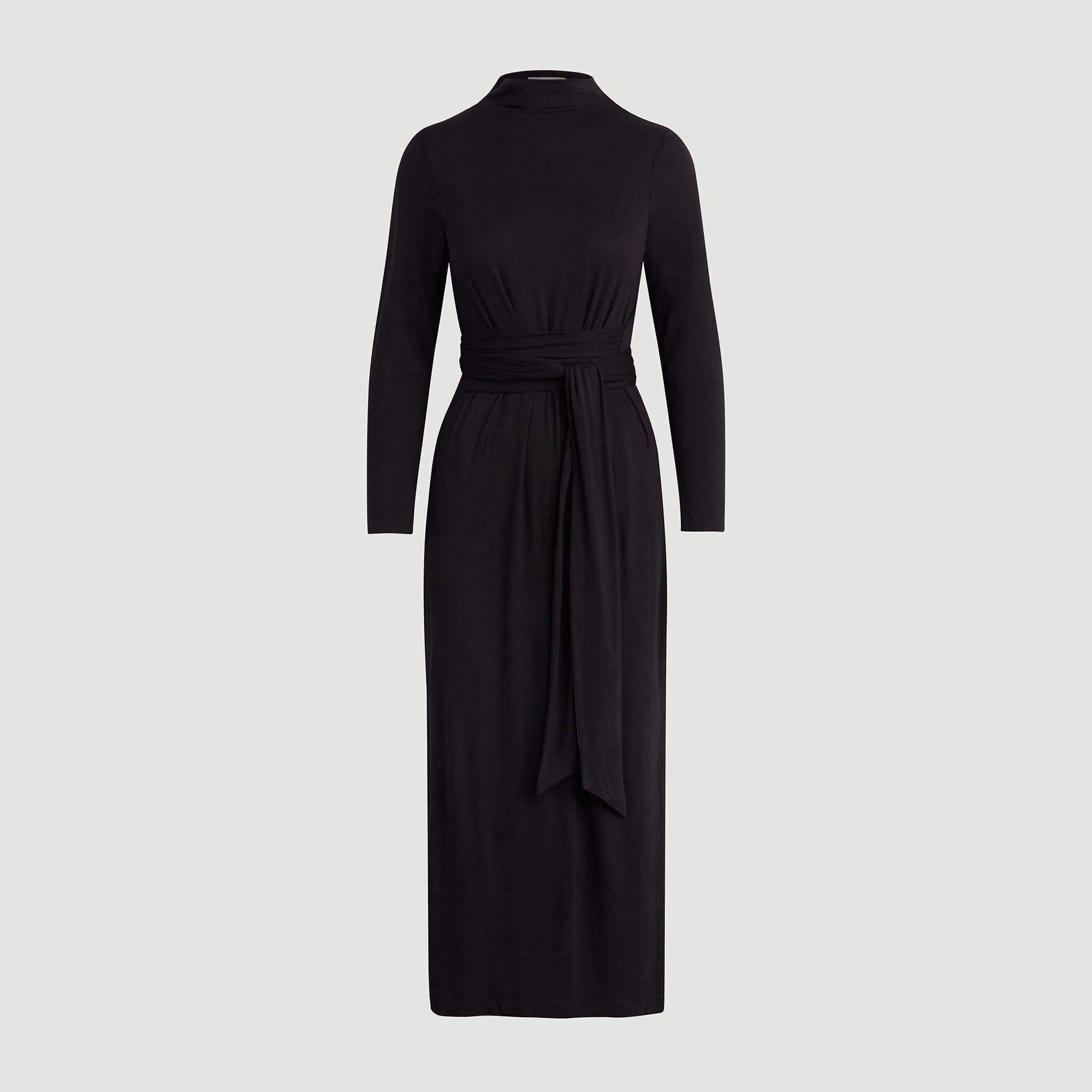 Vero Long-Sleeve Tie-Front Dress (Petite) Product Image