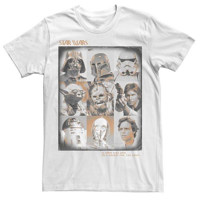 Mens Star Wars Character Portraits Box Up Tee Product Image