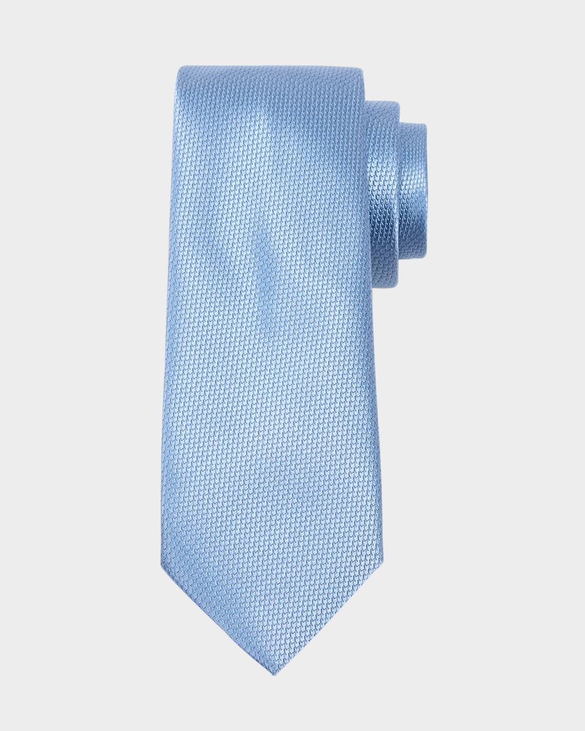 Men's Textured Silk Tie Product Image