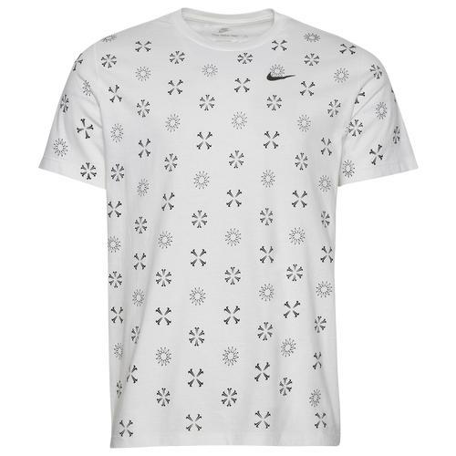 Nike Mens Nike Monogram 23 All Over Print T-Shirt - Mens Olive/Black Product Image