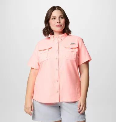 Columbia Women's PFG Bahama Short Sleeve Shirt - Plus Size- Product Image